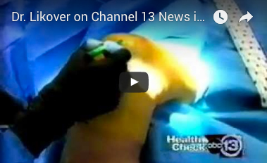 Dr. Likover on Channel 13 News introduces the Oxford Partial Knee Replacement